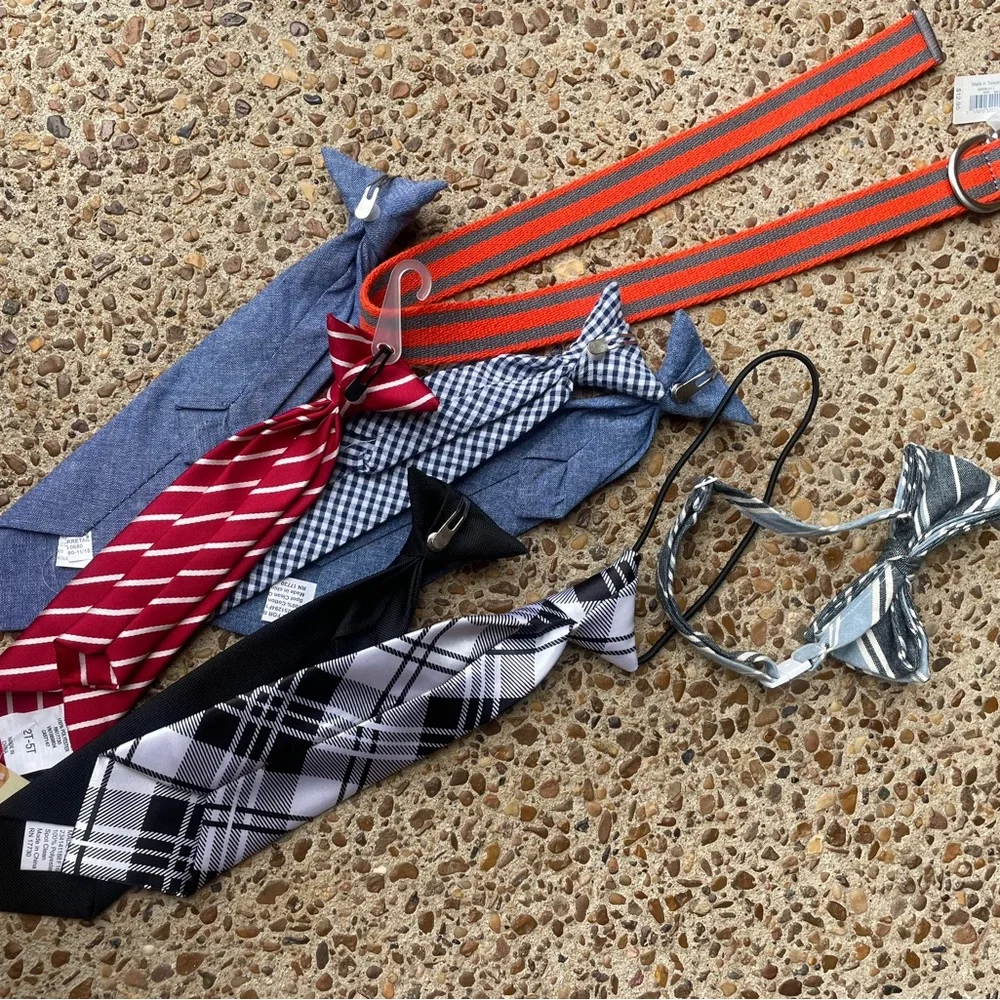 Kids accessories- ties /bow tie / belt. Little boys. Age 2-6